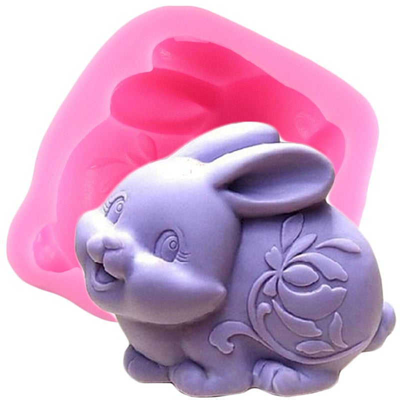 Mujiang Easter Rabbit Cake Decorating Silicone Jello Sugar Chocolate Fondant Molds - Image 1
